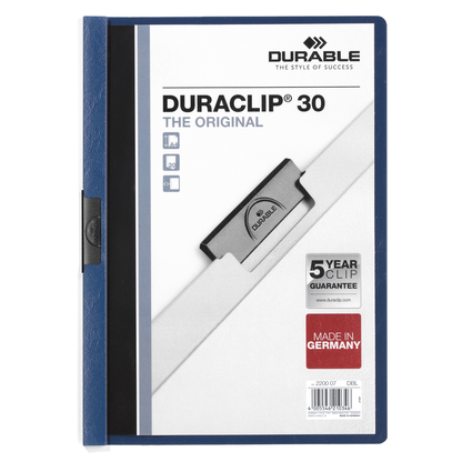 Klemmmappe Durable Duraclip DIN A4
