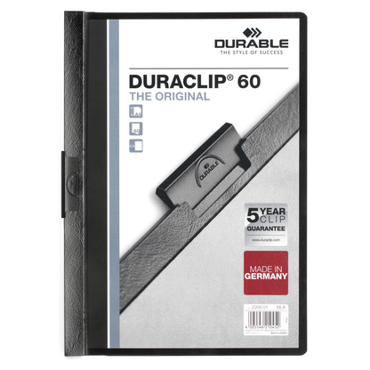Klemmmappe Durable Duraclip DIN A4