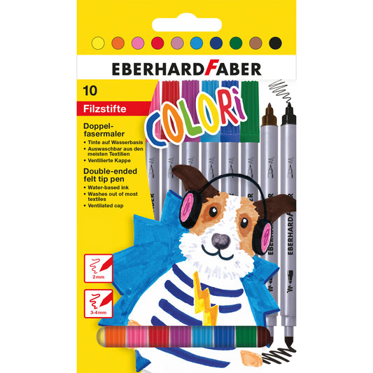 Doppelmaler E. Faber COLORI 10 Stück sortiert