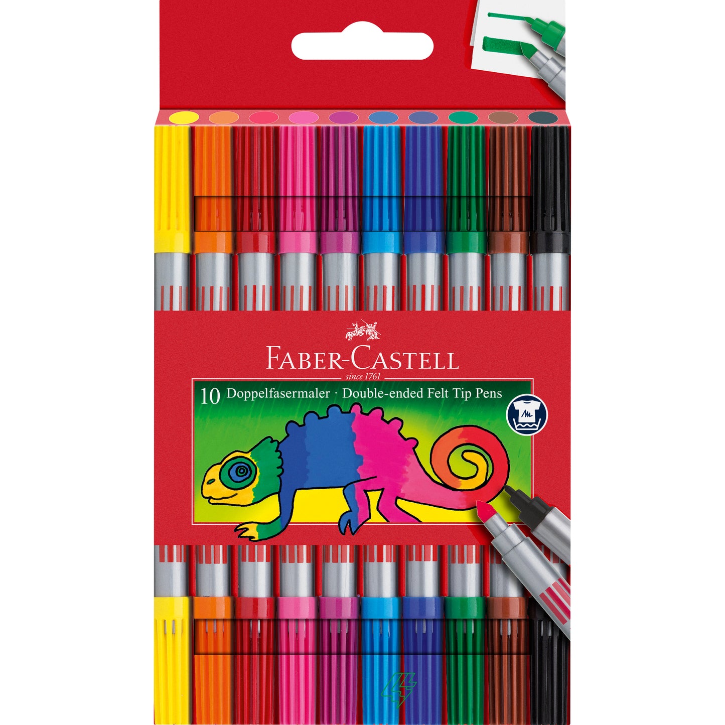 Doppelmaler Faber Castell 10 Stück im Kunststoffetui