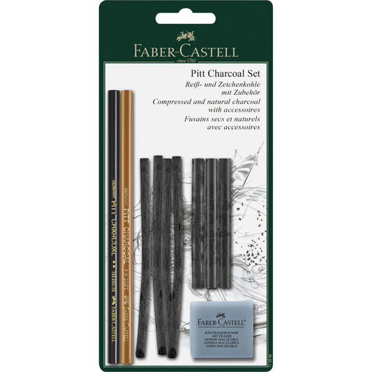 Charcoal-Set Faber Castell Pitt