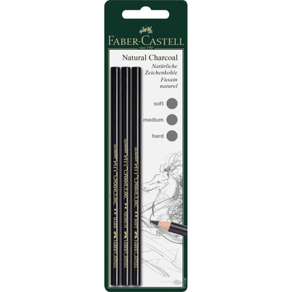 Zeichenkohlestift Faber Castell Pitt monochrome fettfrei schwarz