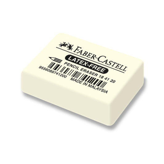 Radierer Faber Castell Kautschuk weiß