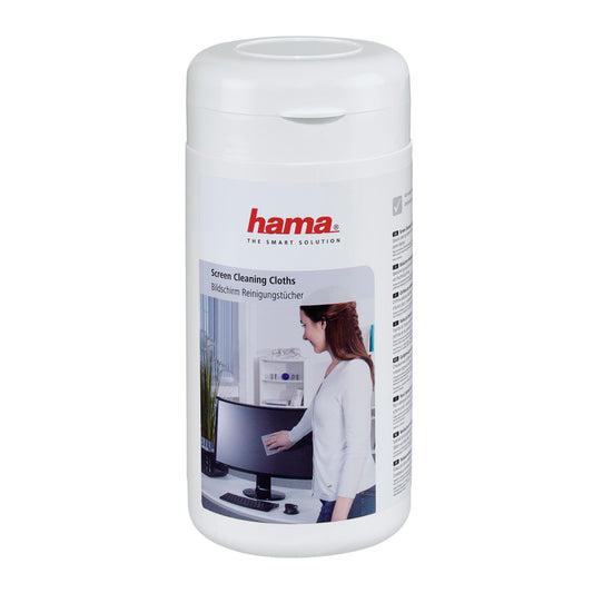 Bildschirmreinigungstücher Hama 100 Stück in Spenderdose