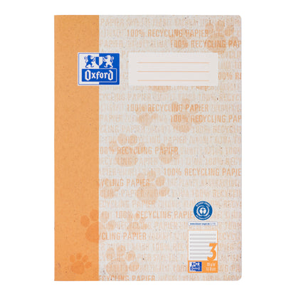 Recycling-Schulheft Oxford 90g DIN A4 16 Blatt