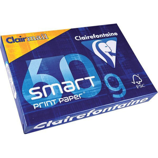 Kopierpapier Clairefontaine Smart Print 60g DIN A4 weiß 500 Blatt