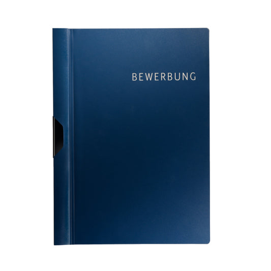 Bewerbungsset Leitz 2 Klemmhefter PP A4 dunkelblau