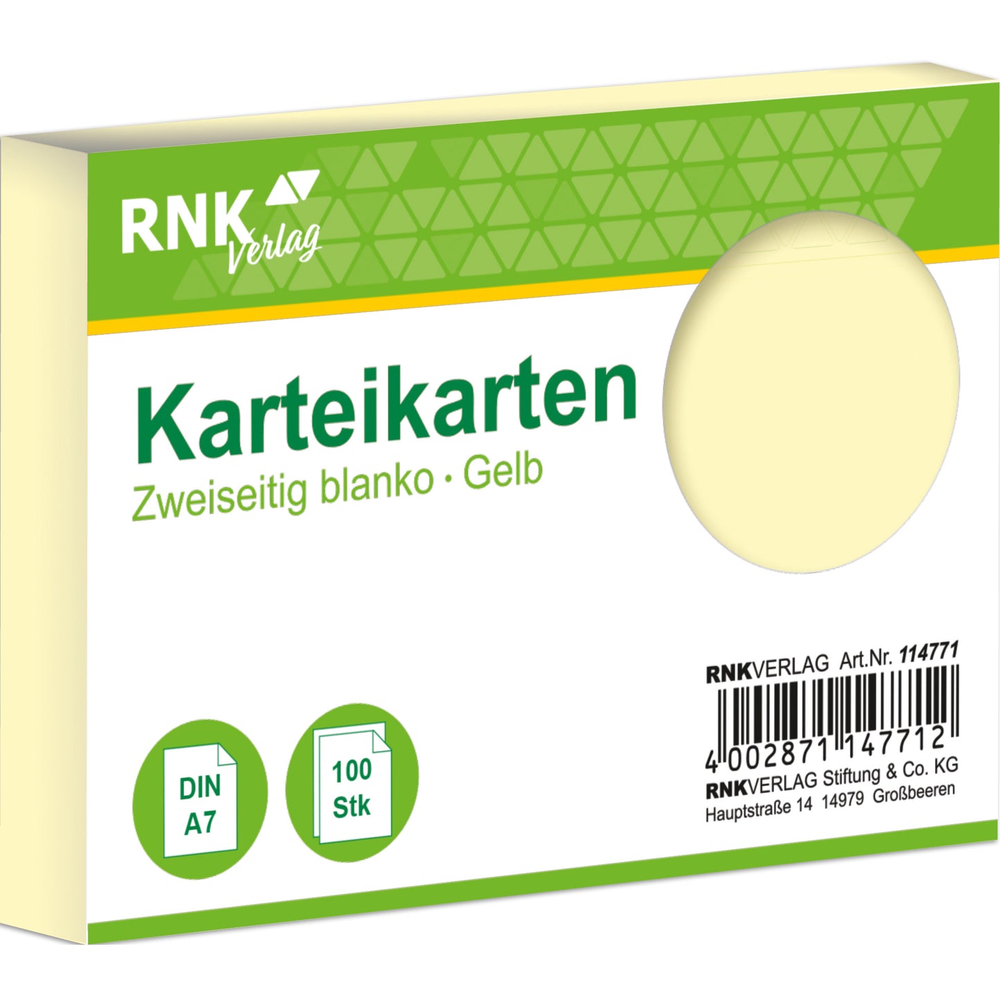 Karteikarte 250g DIN A7 100St