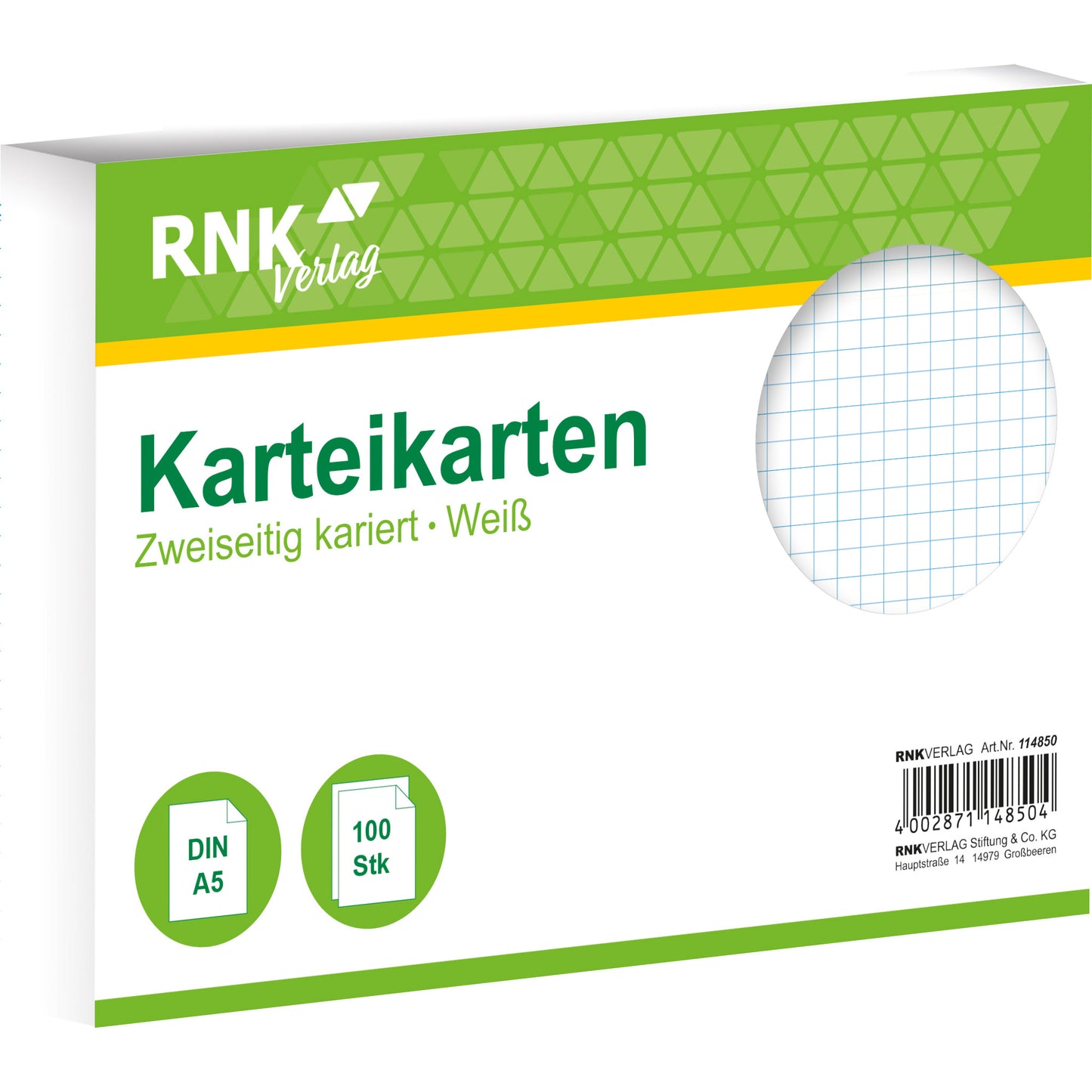 Karteikarte 250g DIN A5 100St