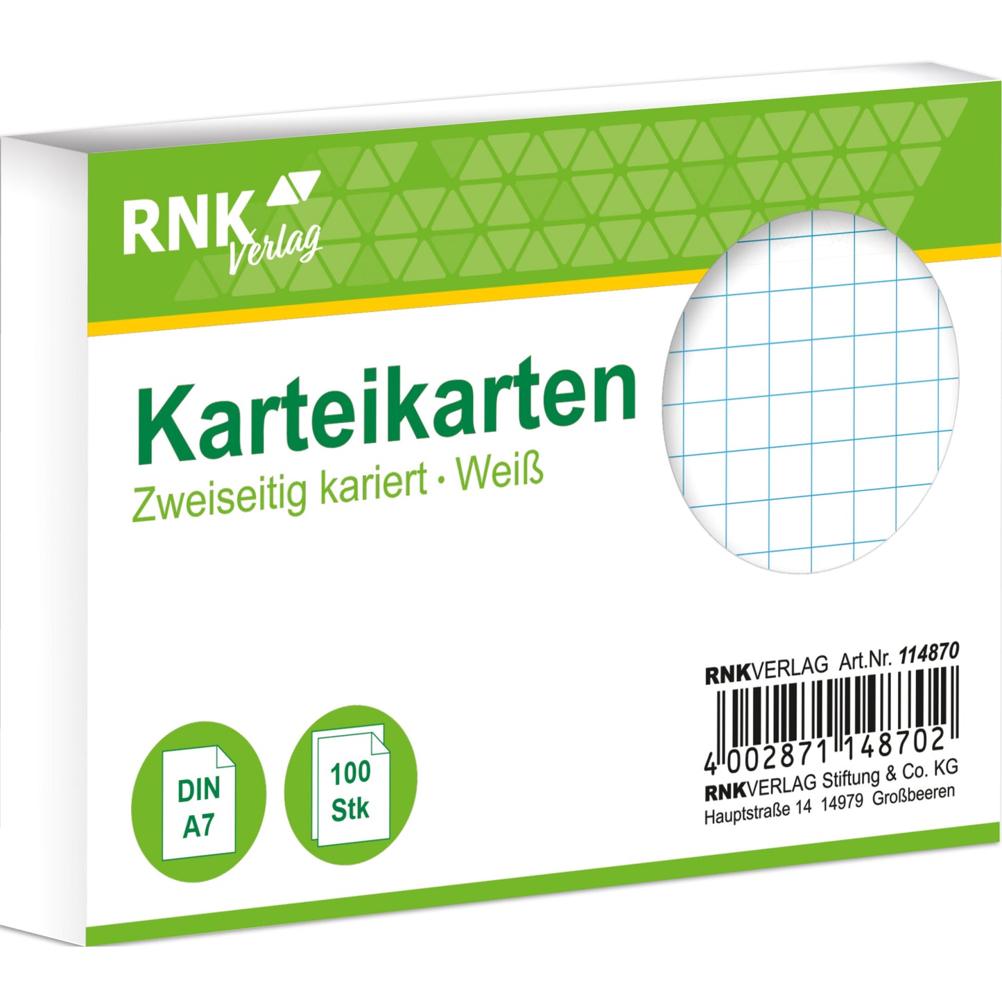 Karteikarte 250g DIN A7 100St