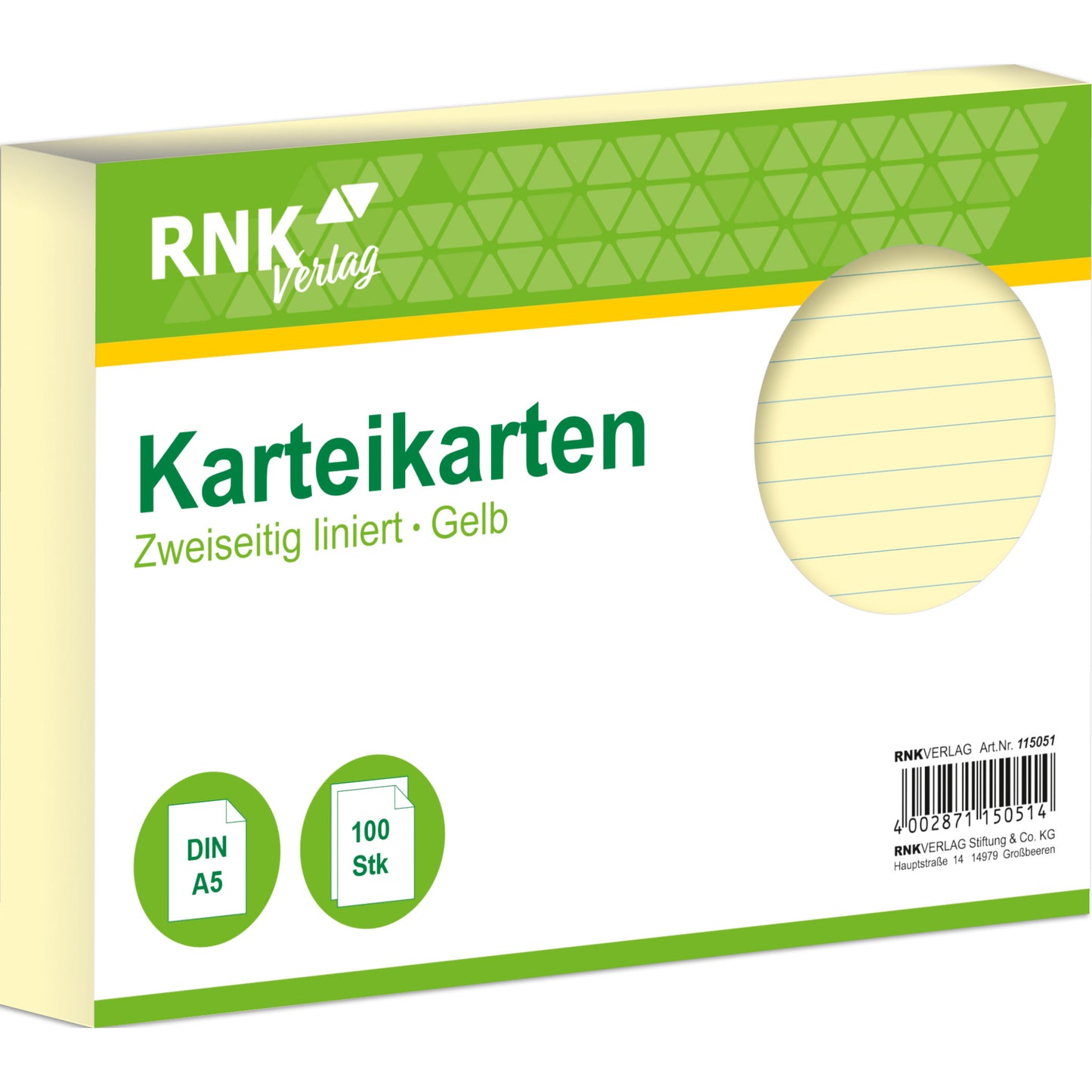 Karteikarte 250g DIN A5 100St