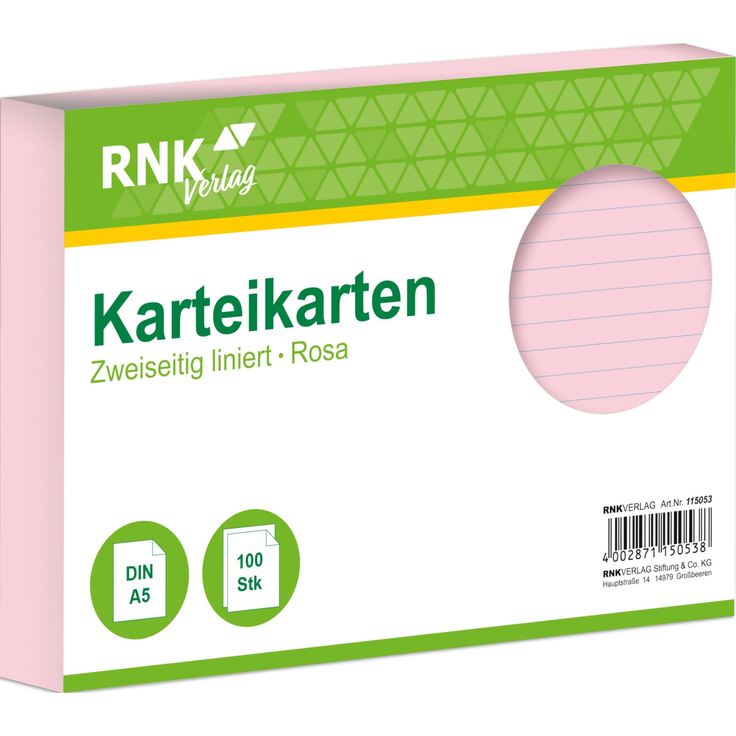 Karteikarte 250g DIN A5 100St