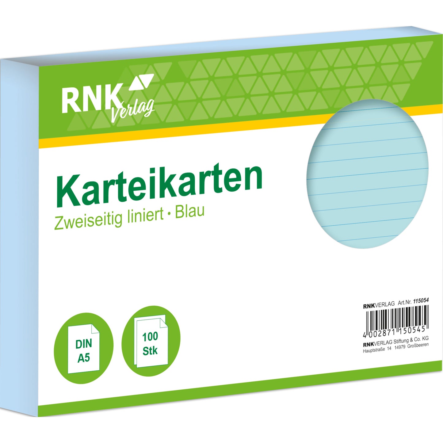 Karteikarte 250g DIN A5 100St