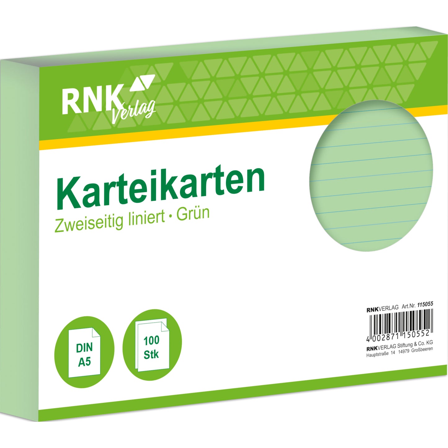 Karteikarte 250g DIN A5 100St