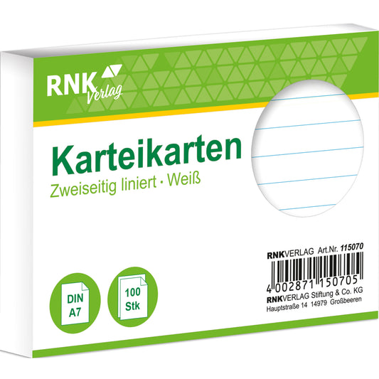 Karteikarte 250g DIN A7 100St