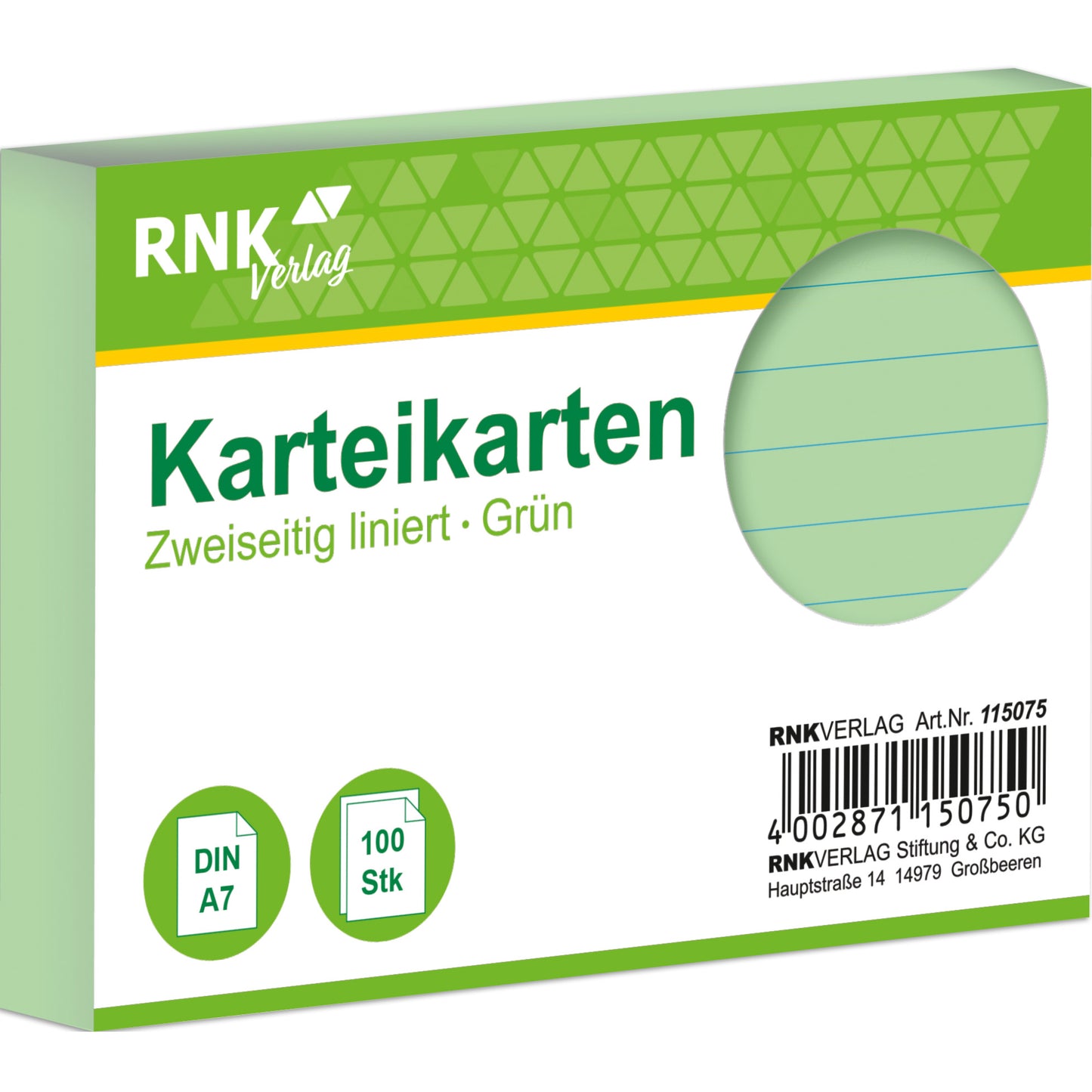 Karteikarte 250g DIN A7 100St