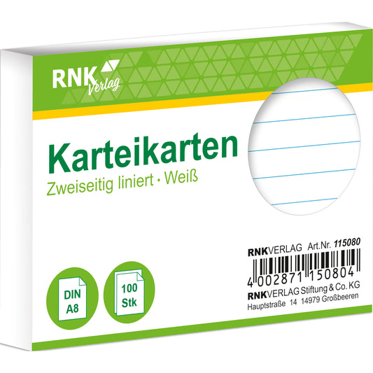 Karteikarte 250g DIN A8 100St