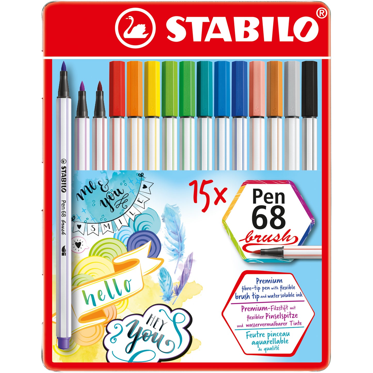 Pinselmaler Stabilo pen 68 brush