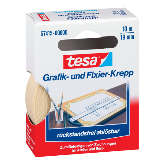 Kreppband Tesa Grafik&Fixier 19mm