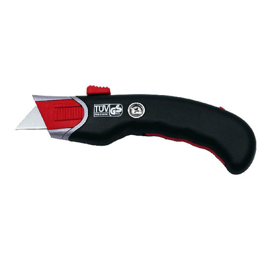 Cutter Wedo Safety Premium 173x25x54mm für Rechts-/Linkshänder schwarz/rot